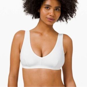 Lululemon Waterside V Swim Top White
